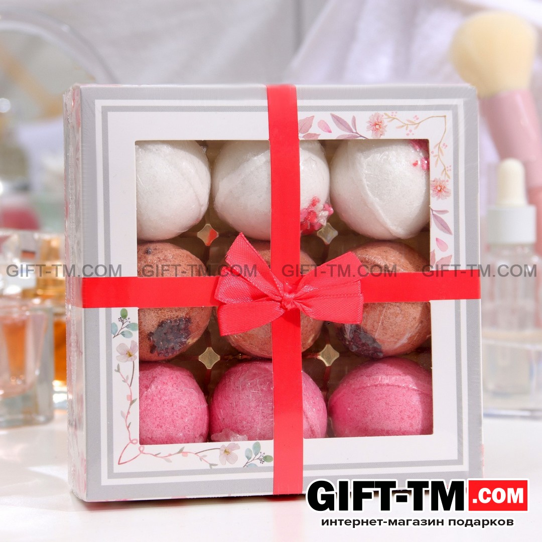Подарочный набор бомбочек Candy bath bar «La boite des bonbons»