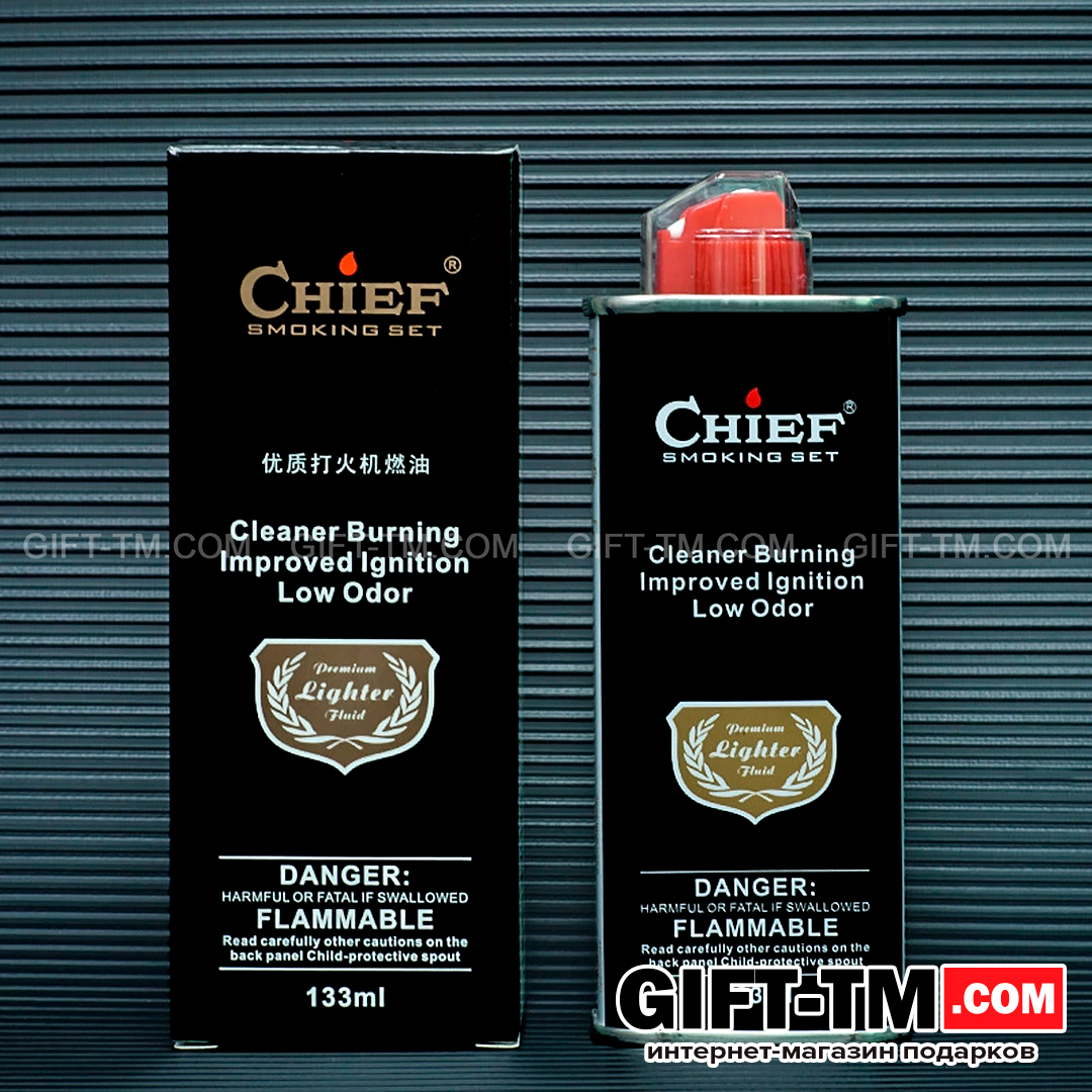 Топливо для бензиновых зажигалок «Chief» 133 ml