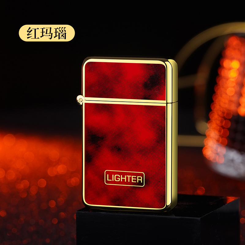 Зажигалка газовая «Red flame» красный агат