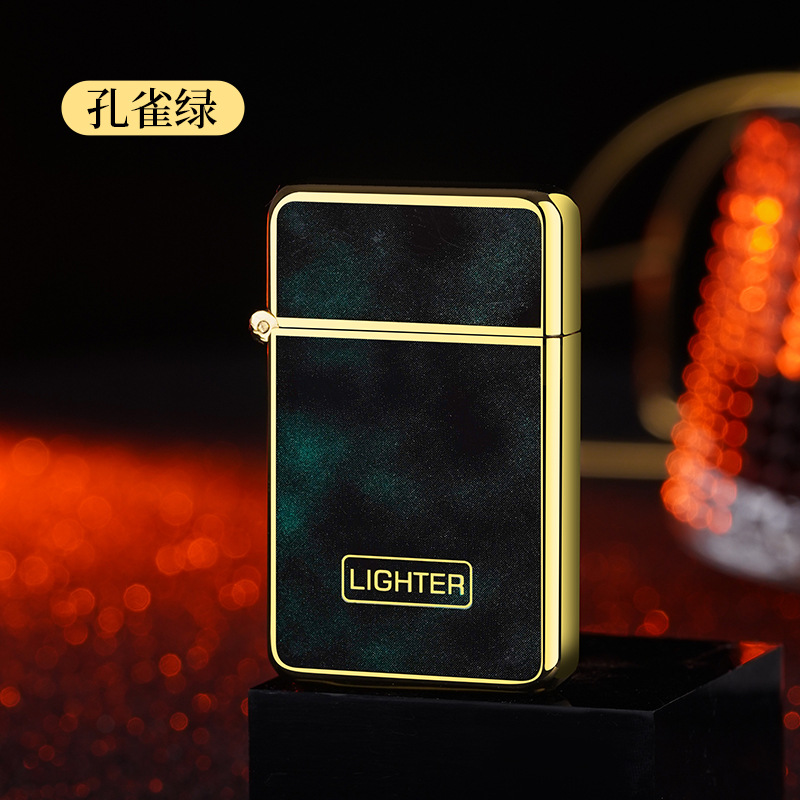 Зажигалка газовая «Red flame» малахит