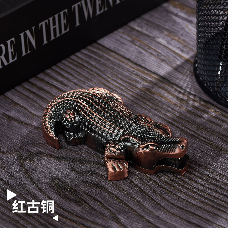Зажигалка газовая «Крокодил 3D» турбо пламя