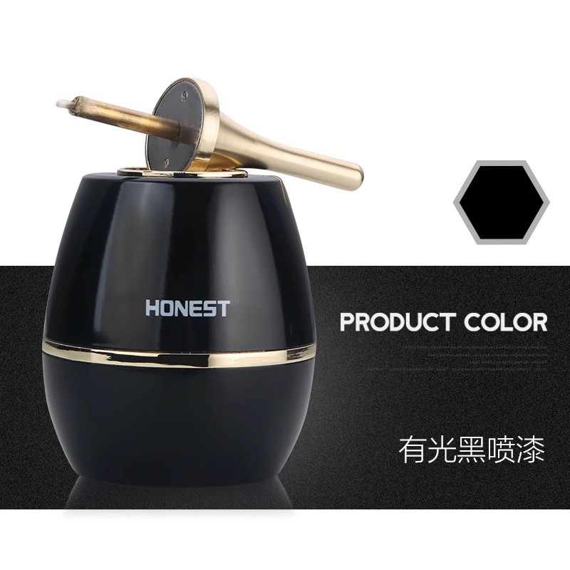 Зажигалка настольная Honest «Black» с автоподжигом