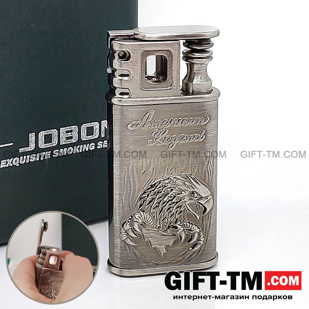 Зажигалка «Eagle» газовая, ветрозащитная, в подарочной коробке