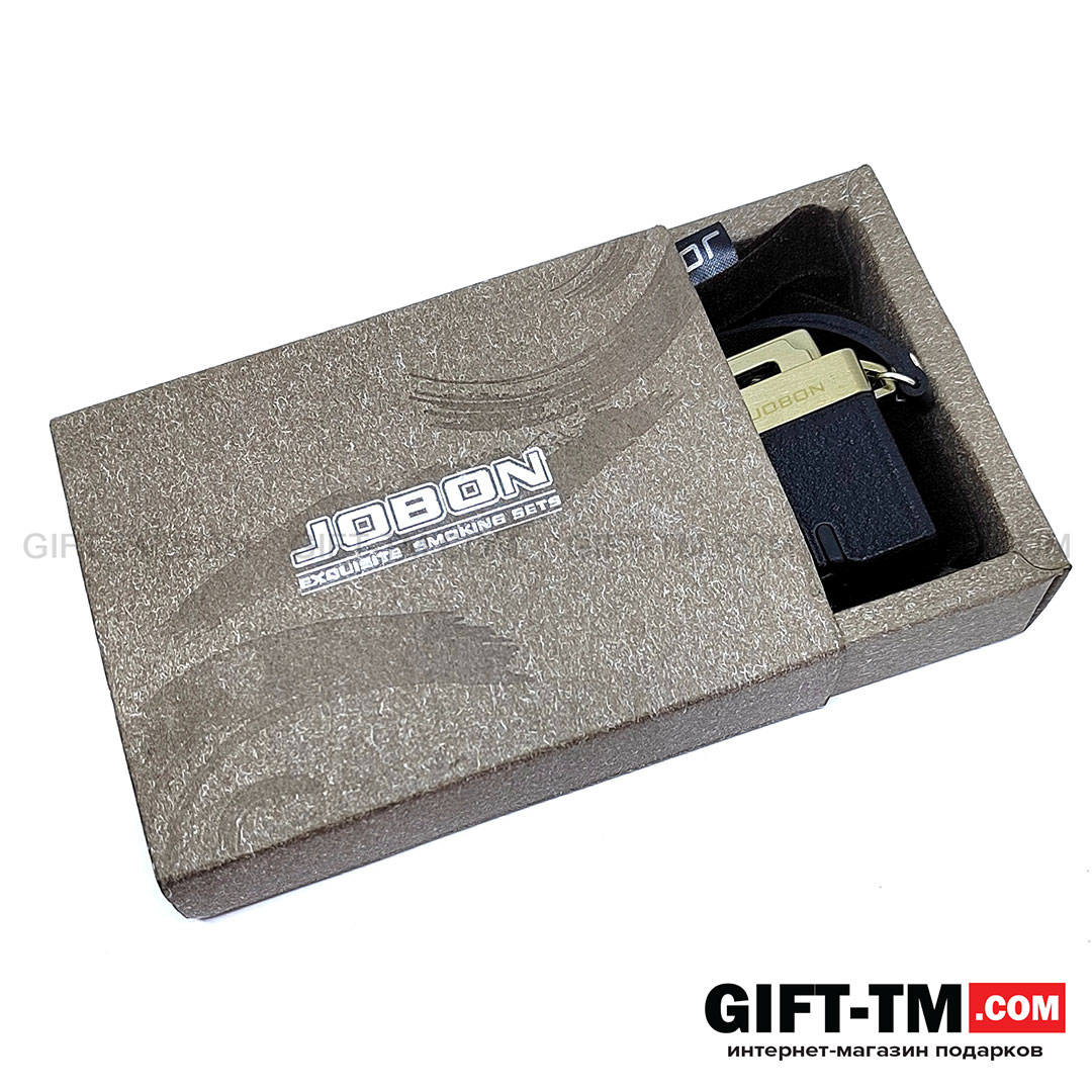 Зажигалка «Jobon» газовая, ветрозащитная, в подарочной коробке