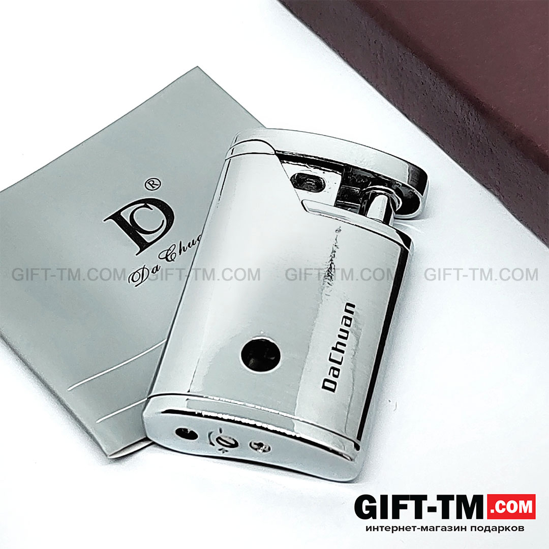 Зажигалка «DaChuan» газовая, ветрозащитная, в подарочной коробке