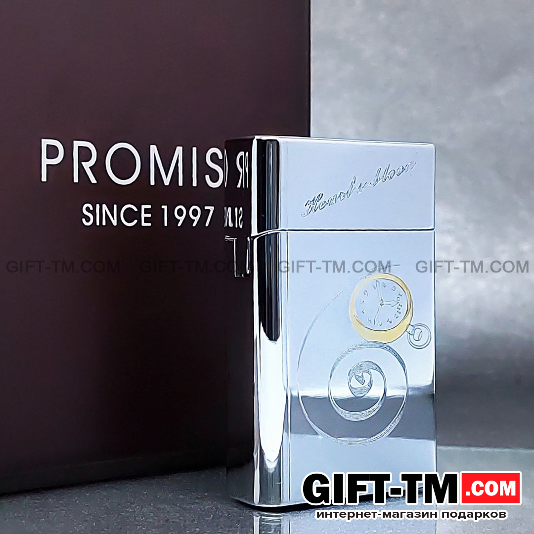 Зажигалка «Promise» газовая, в подарочной деревянной коробке