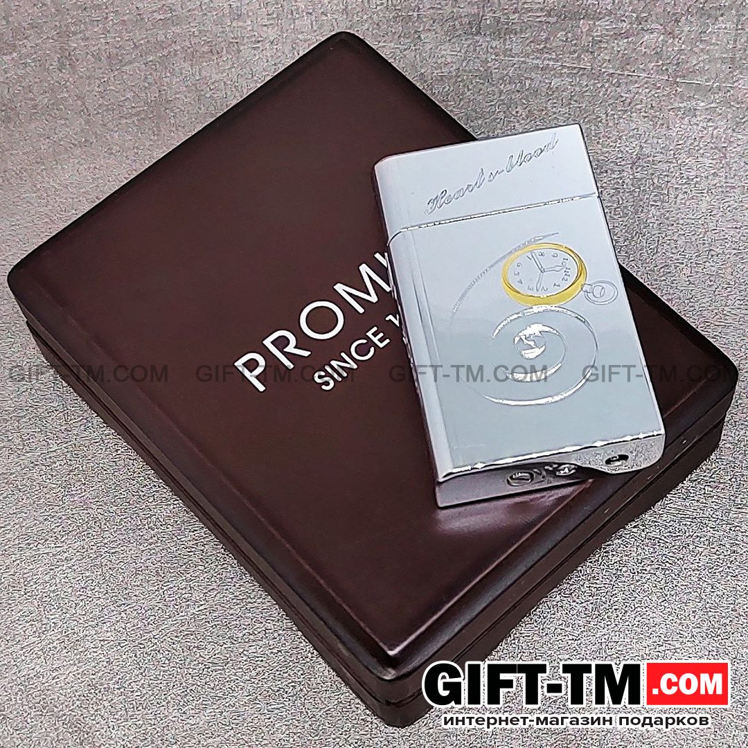 Зажигалка «Promise» газовая, в подарочной деревянной коробке