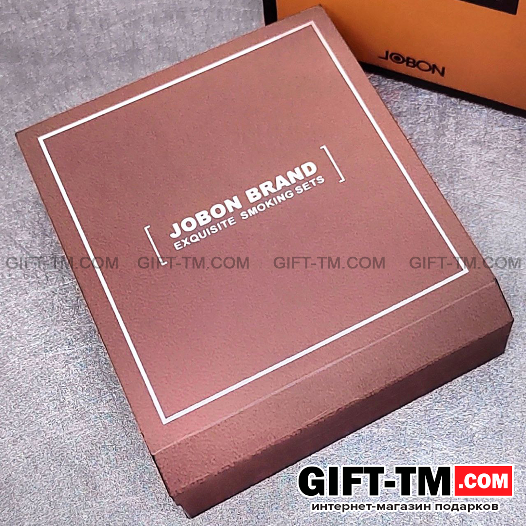 Зажигалка «Jobon» газовая, ветрозащитная, в подарочной коробке