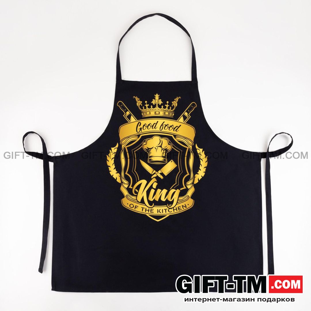 Фартук «KING» 73×71 см, 100% хлопок, саржа 190 гр/м2