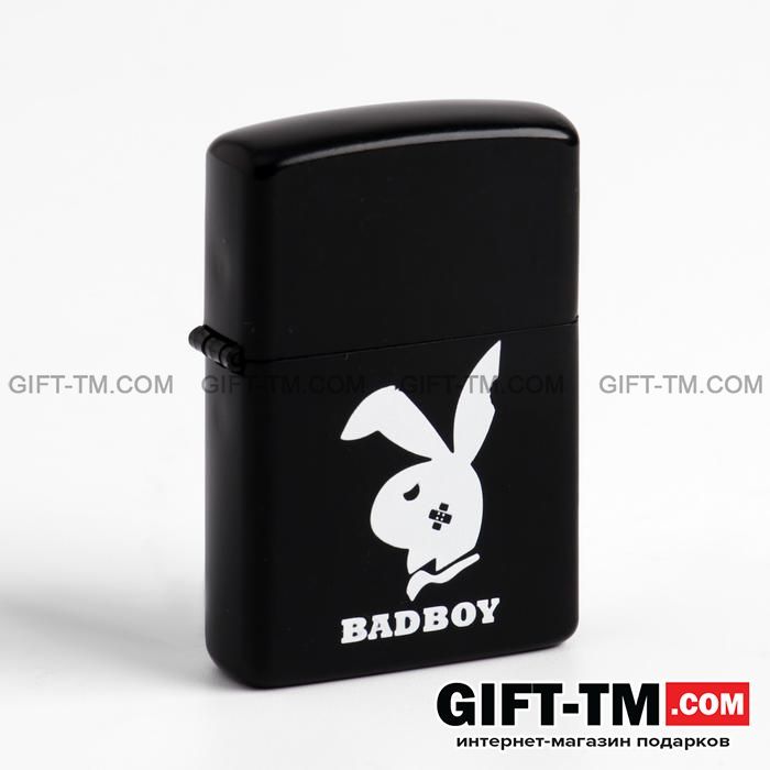 Зажигалка бензиновая BAD BOY, чёрная