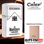 Зажигалка бензиновая «Marlboro Chief» светящаяся в темноте — изображение 8