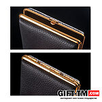 Портсигар на 20 сигарет черная натуральной кожа — изображение 5