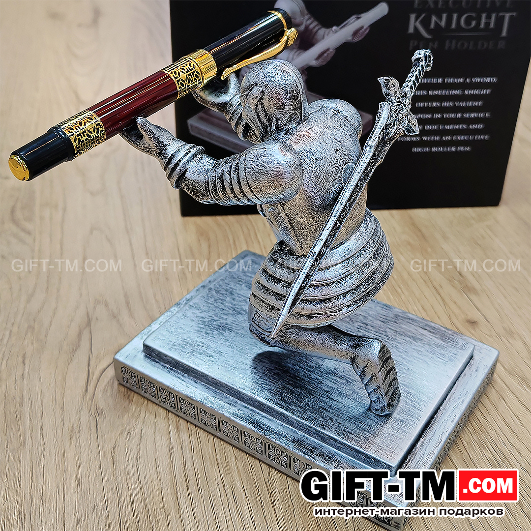 sn00986к_2 Подставка для ручки «Рыцарь» + ручка в подарок — изображение 2