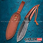 Нож для пикника «Перо» паутина + чехол из искусственной кожи — изображение 7