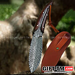 Нож для пикника «Перо» паутина + чехол из искусственной кожи — изображение 6