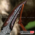 Нож для пикника «Перо» паутина + чехол из искусственной кожи — изображение 5