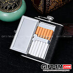 Фляжка с портсигаром 180 мл