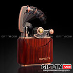 Зажигалка бензиновая «Honest» бронза, красное сандаловое дерево — изображение 6