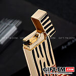 Зажигалка газовая «Derui» золотисто-черная — изображение 2