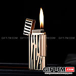 Зажигалка газовая «Derui» золотисто-черная