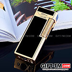 Зажигалка газовая «Derui» черная, двойное пламя — изображение 4