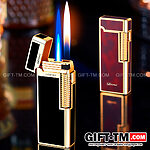 Зажигалка газовая «Derui» черная, двойное пламя