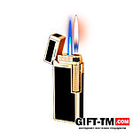 Зажигалка газовая «Derui» черная, двойное пламя — изображение 5