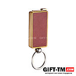 Зажигалка-брелок газовая «Коричневая кожа» — изображение 2