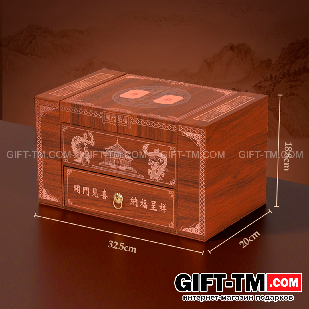 sn01065_7 Набор элитного китайского чая «Открой удачу» + чайный сервиз — изображение 11