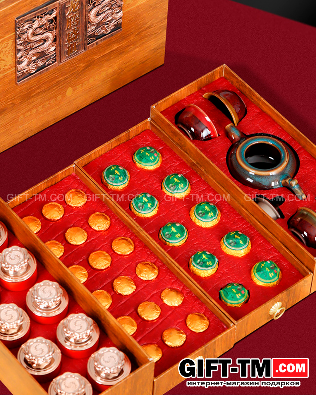 sn01066_9 Набор элитного китайского чая «Процветание» + чайный сервиз — изображение 9