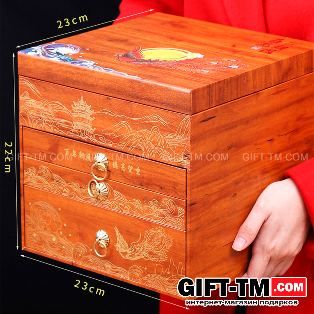 sn01067_7 Набор элитного китайского чая «Феникс» + чайный сервиз — изображение 8