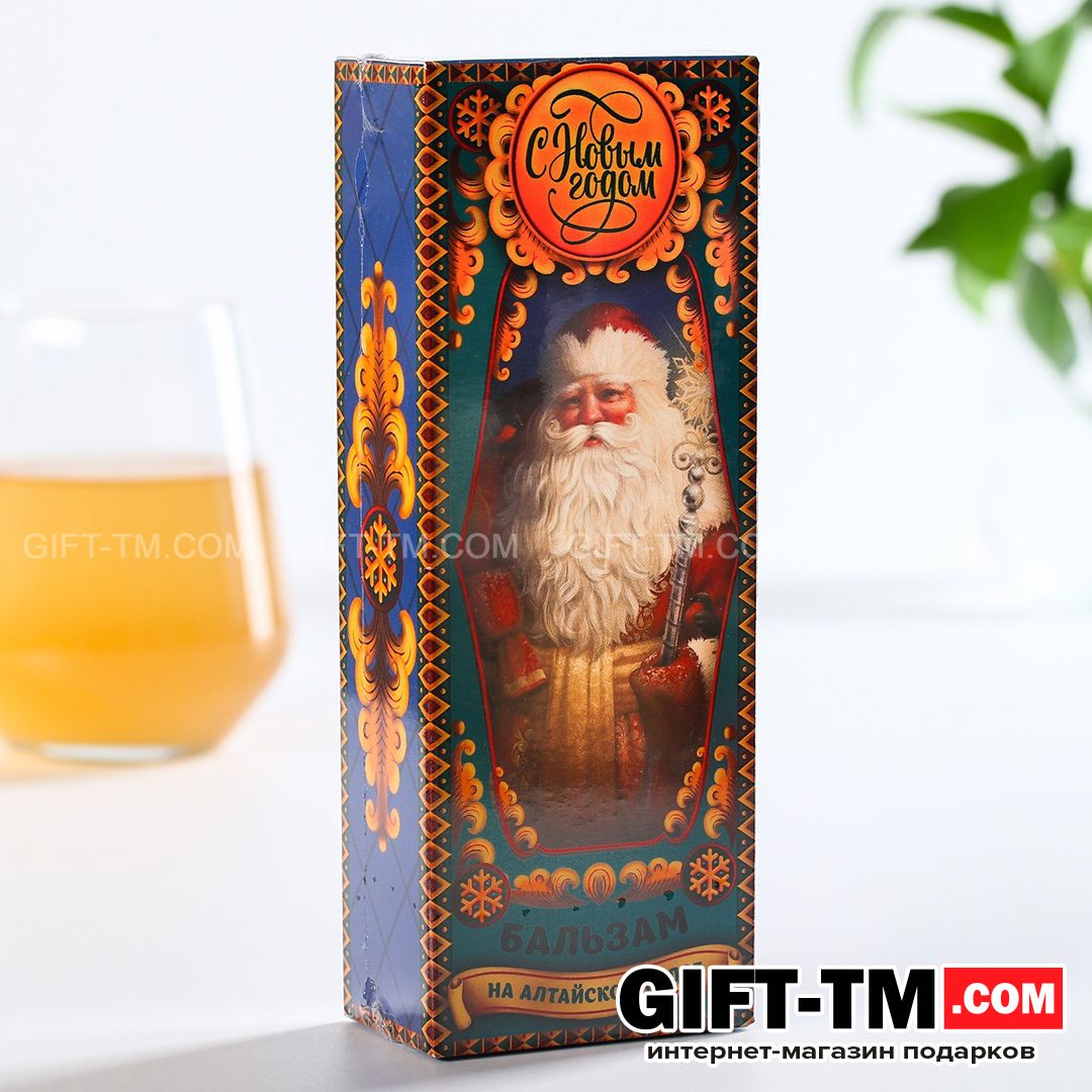 sn01074_1 Бальзам новогодний на алтайском кедре «С Новым годом», 250 мл. — изображение 2