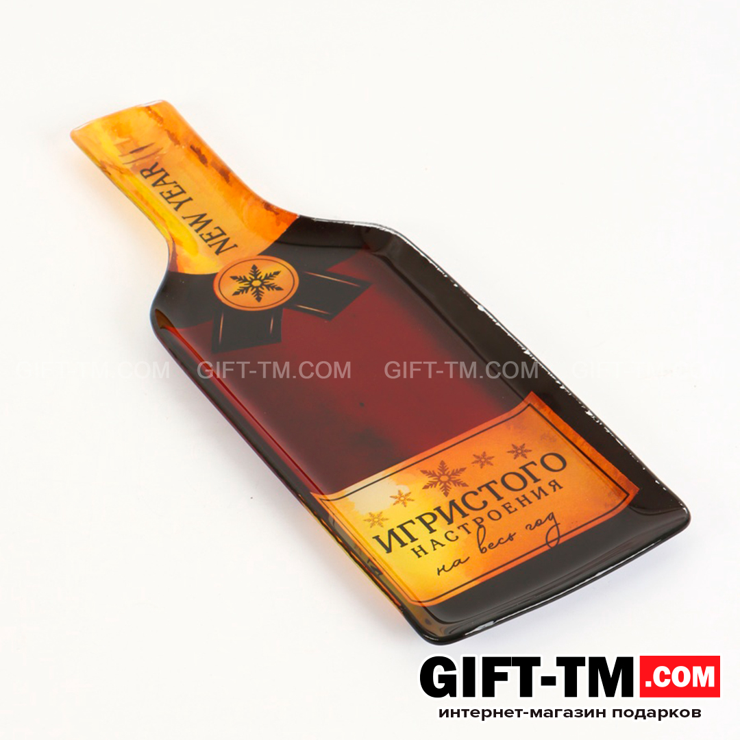 sn01081_2 Тарелка новогодняя «Игристого настроения», 12×35 см — изображение 2