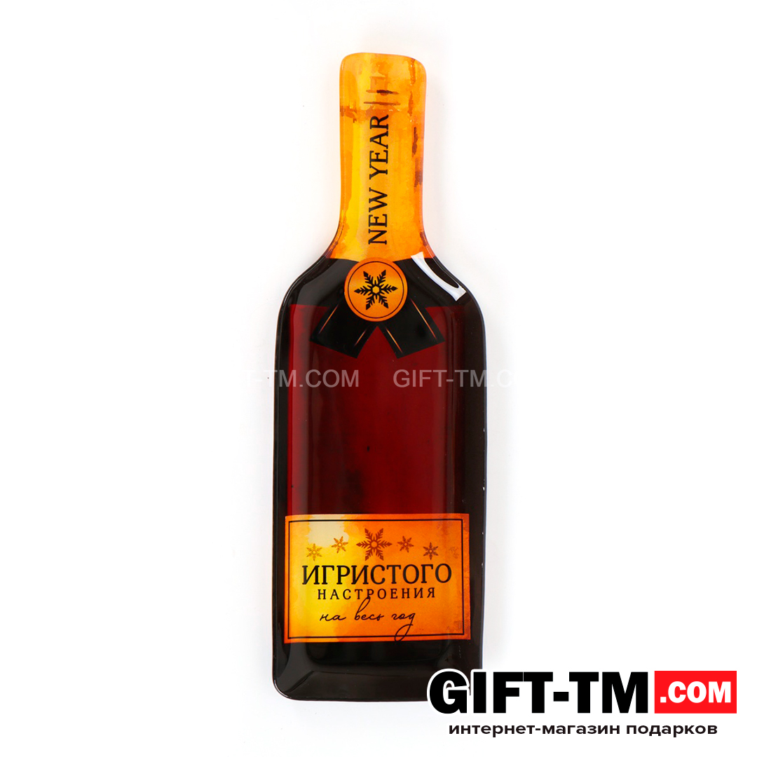 sn01081_3 Тарелка новогодняя «Игристого настроения», 12×35 см — изображение 3