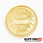 Монета новогодняя сувенирная «Богатого 2026», диам. 2.2 см — изображение 2