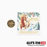 Монета новогодняя сувенирная «Богатства», латунь, диам 2.5 см — изображение 2