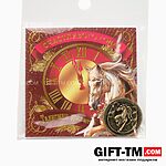 Монета новогодняя сувенирная «Счастливого года», латунь, диам 2.5 см — изображение 6