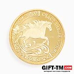 Монета новогодняя сувенирная «Талисман на удачу», диам. 2.2 см — изображение 3