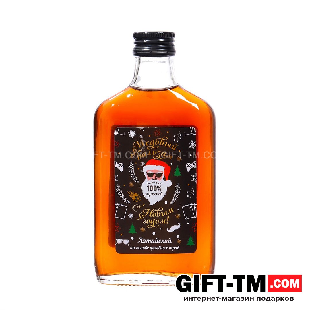 sn01097_2 Новогодний медовый бальзам алтайский «Мужской», 250 мл — изображение 3