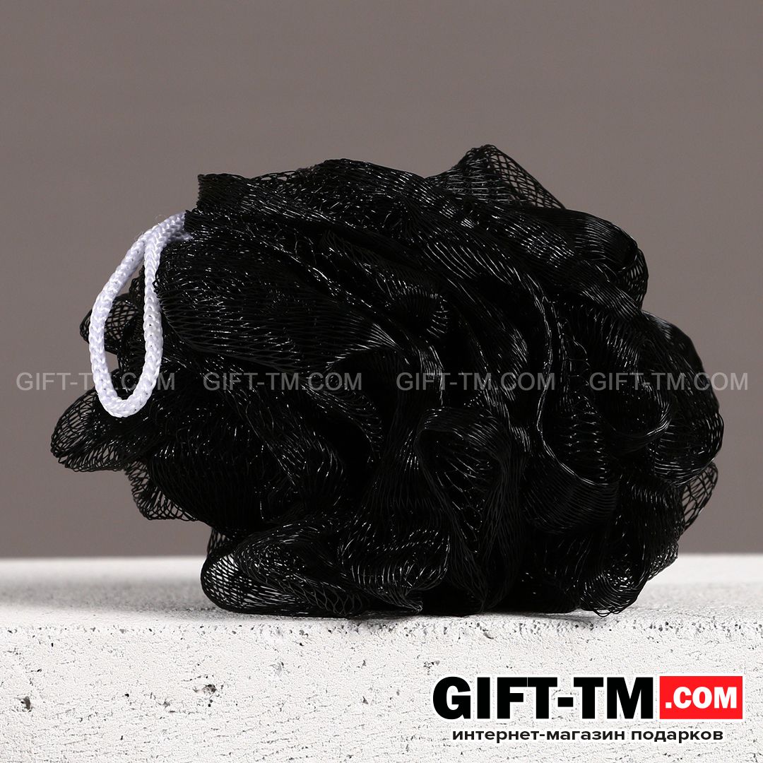 sn01100_3 Новогодний подарочный набор косметики «Спокойствие!» гель для душа и мочалка для тела — изображение 4