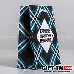 Пакет подарочный ламинированный «Самому лучшему мужчине», S 12×15×5.5 см — изображение 3