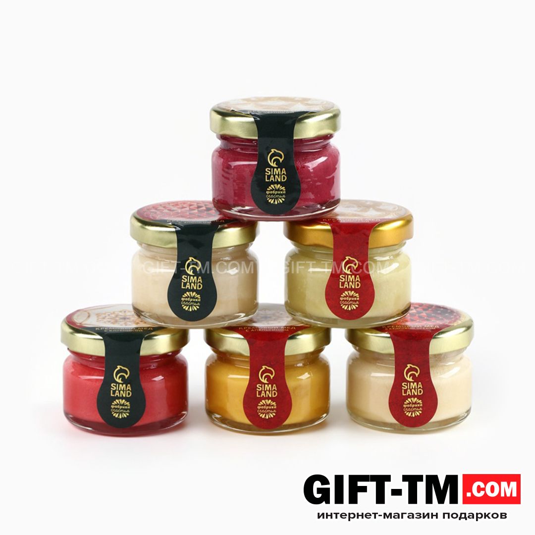 sn01134_5 Подарочный набор «С новым годом!»: чай чёрный, крем-мёд 6 шт. — изображение 6