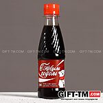 Подарочный набор косметики новогодний «С Новым годом», гель для душа и мочалка для тела — изображение 3