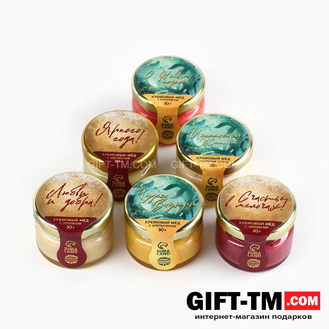 sn01139_3 Подарочный набор новогодний «Счастливого Нового года»: чай чёрный, крем-мёд — изображение 9
