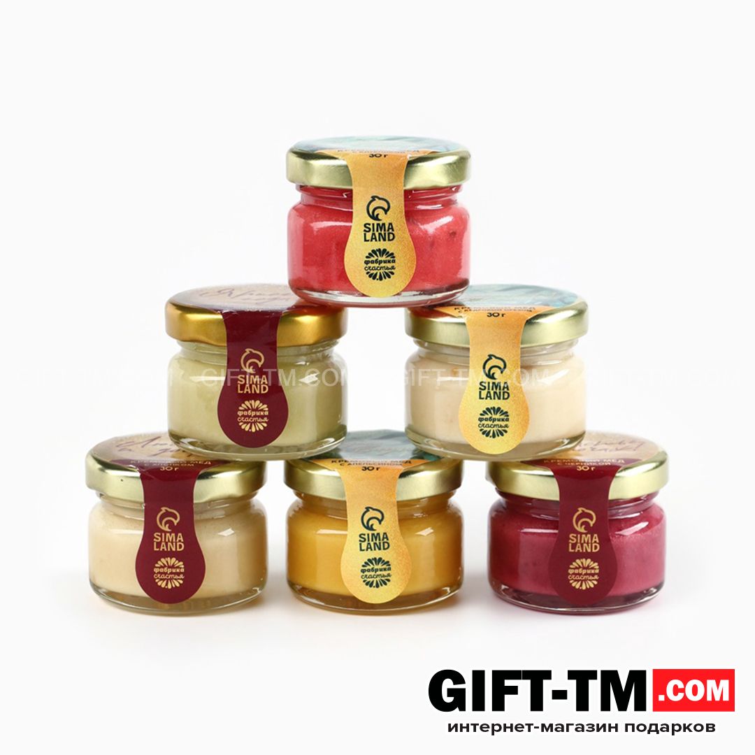 sn01139_5 Подарочный набор новогодний «Счастливого Нового года»: чай чёрный, крем-мёд — изображение 8