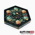 Подарочный набор новогодний «Счастливого Нового года»: чай чёрный, крем-мёд — изображение 6