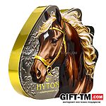 Чай чёрный новогодний премиум «Золотая лошадь», 100 г — изображение 3