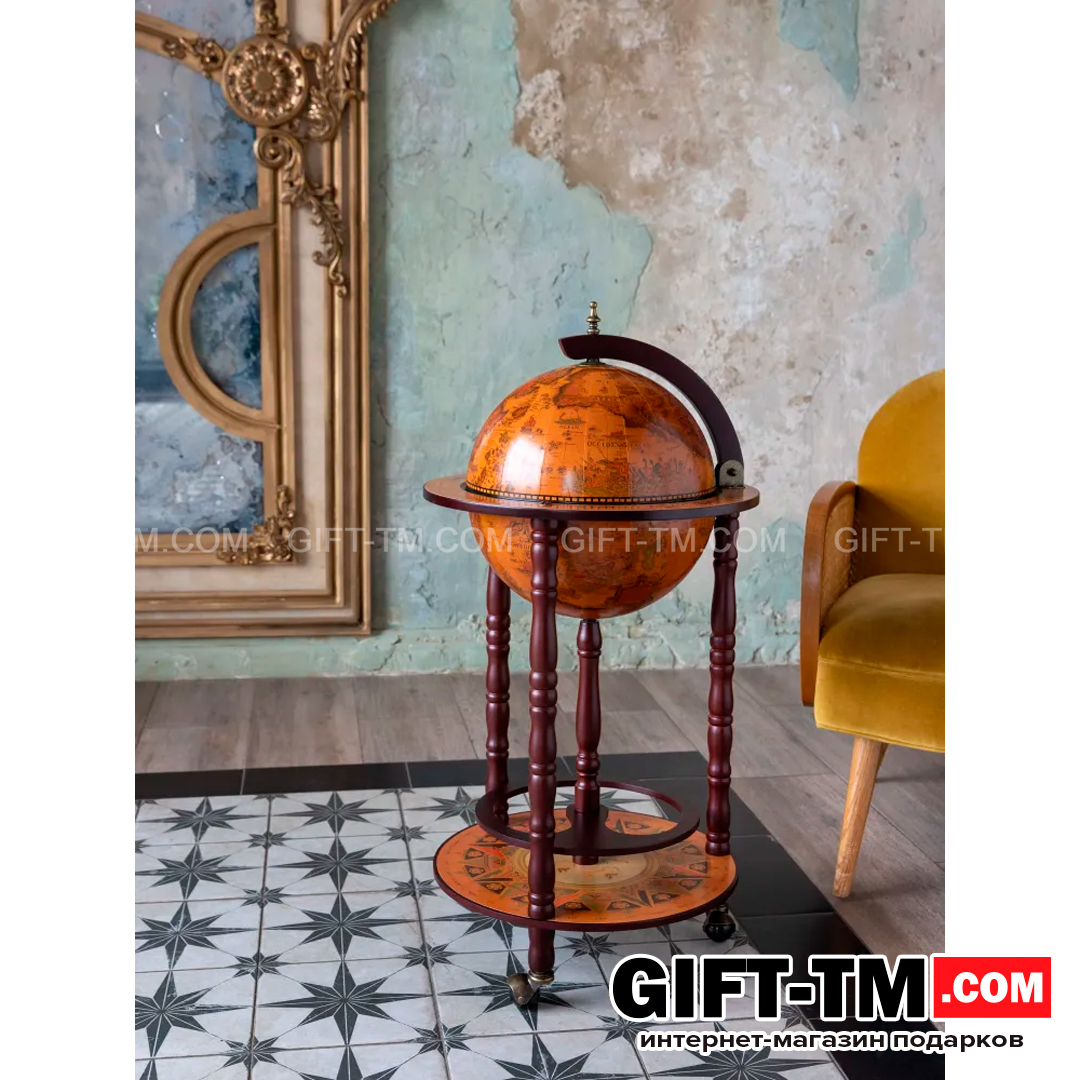 sn01166_6 Глобус-бар «Карта странника» напольный — изображение 8