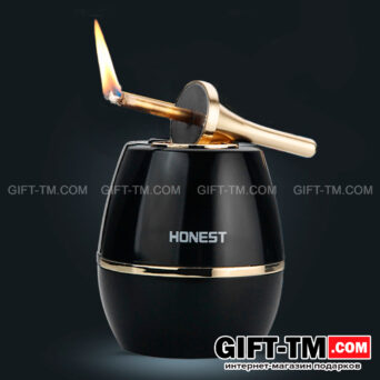 Зажигалка настольная Honest «Black» с автоподжигом