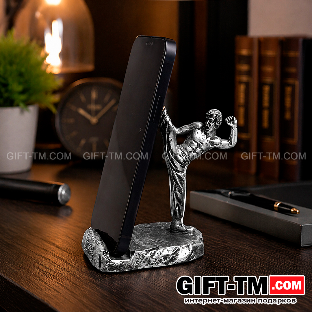 sn01317_2 Подставка для телефона «Кунг-фу Брюс Ли» — изображение 1